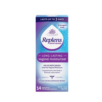 Replens Long Lasting Vaginal Moisturizer, 14 Applications 1.23 oz (Pack of 2)